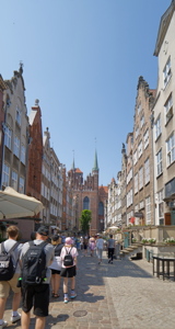 Mariacka Street in the historic center of Gdańsk
